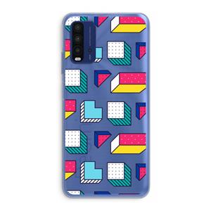 CaseCompany 8-bit N°7: Xiaomi Redmi 9T Transparant Hoesje