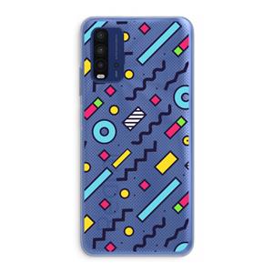 CaseCompany 8-bit N°8: Xiaomi Redmi 9T Transparant Hoesje