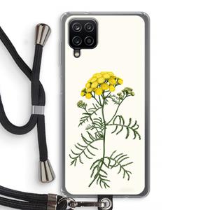 CaseCompany Tansy: Samsung Galaxy A12 Transparant Hoesje met koord