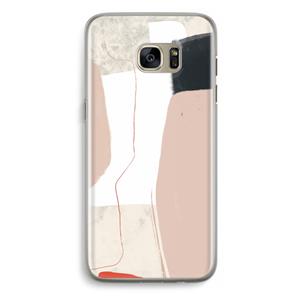 CaseCompany Lava: Samsung Galaxy S7 Edge Transparant Hoesje