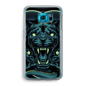 CaseCompany Cougar and Vipers: Samsung Galaxy S6 Transparant Hoesje