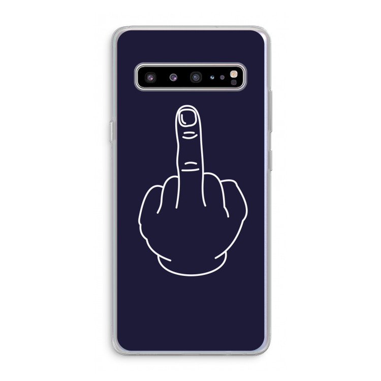CaseCompany F**k U: Samsung Galaxy S10 5G Transparant Hoesje