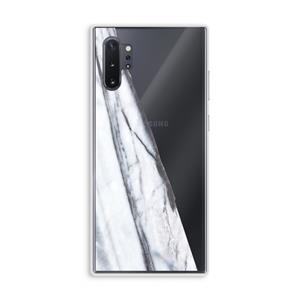 CaseCompany Gestreepte marmer: Samsung Galaxy Note 10 Plus Transparant Hoesje