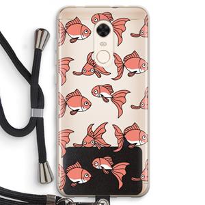 CaseCompany Blub: Xiaomi Redmi 5 Transparant Hoesje met koord