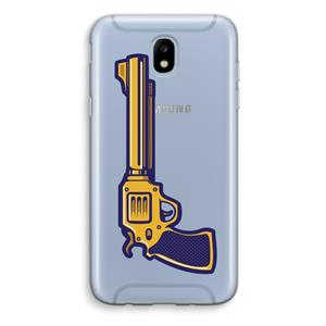CaseCompany Pew Pew Pew: Samsung Galaxy J5 (2017) Transparant Hoesje