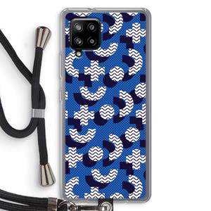 CaseCompany 8-bit N°5: Samsung Galaxy A42 5G Transparant Hoesje met koord