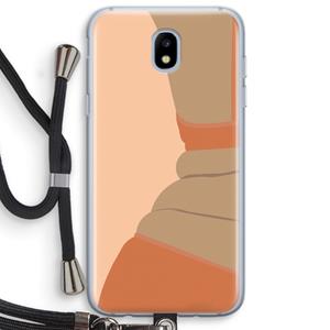 CaseCompany Bikini: Samsung Galaxy J5 (2017) Transparant Hoesje met koord