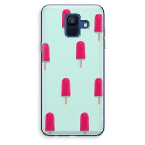 CaseCompany Waterijsje: Samsung Galaxy A6 (2018) Transparant Hoesje