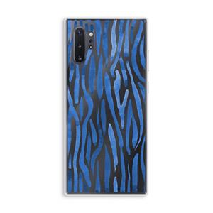 CaseCompany Blauwe nerven: Samsung Galaxy Note 10 Plus Transparant Hoesje