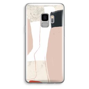 CaseCompany Lava: Samsung Galaxy S9 Transparant Hoesje