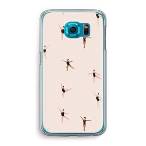 CaseCompany Dancing #1: Samsung Galaxy S6 Transparant Hoesje