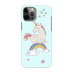 CaseCompany Regenboog eenhoorn: Volledig geprint iPhone 12 Hoesje