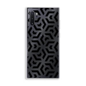 CaseCompany Crazy pattern: Samsung Galaxy Note 10 Plus Transparant Hoesje