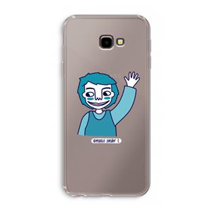 CaseCompany Zwaai: Samsung Galaxy J4 Plus Transparant Hoesje