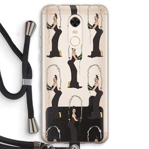 CaseCompany Pop Some Kim: Xiaomi Redmi 5 Transparant Hoesje met koord