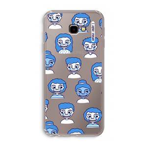 CaseCompany Gezichtjes: Samsung Galaxy J4 Plus Transparant Hoesje