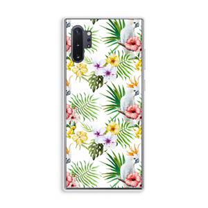 CaseCompany Gele kuif: Samsung Galaxy Note 10 Plus Transparant Hoesje