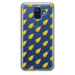 CaseCompany Waterijsjes: Samsung Galaxy A6 (2018) Transparant Hoesje