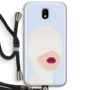 CaseCompany Incognito: Samsung Galaxy J5 (2017) Transparant Hoesje met koord