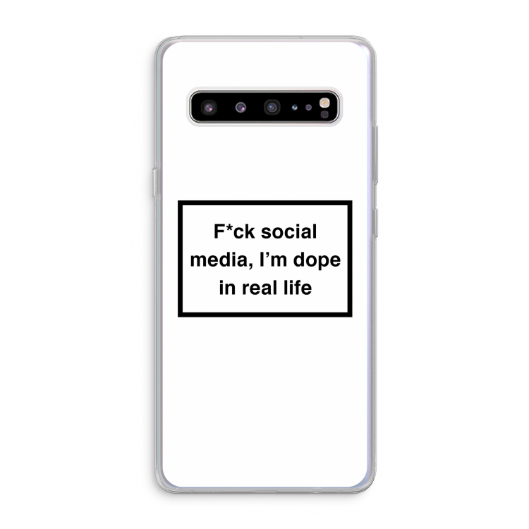 CaseCompany I'm dope: Samsung Galaxy S10 5G Transparant Hoesje