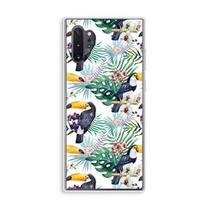 CaseCompany Tukans: Samsung Galaxy Note 10 Plus Transparant Hoesje