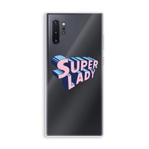 CaseCompany Superlady: Samsung Galaxy Note 10 Plus Transparant Hoesje