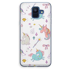 CaseCompany Fantasiewereld: Samsung Galaxy A6 (2018) Transparant Hoesje