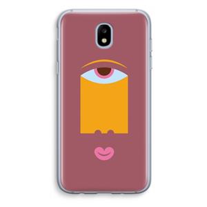 CaseCompany Mono V: Samsung Galaxy J5 (2017) Transparant Hoesje