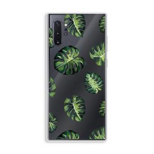 CaseCompany Tropische bladeren: Samsung Galaxy Note 10 Plus Transparant Hoesje