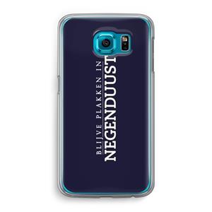 CaseCompany Blijve plakken in Negenduust: Samsung Galaxy S6 Transparant Hoesje