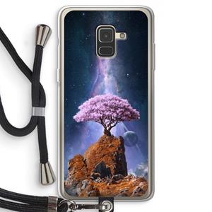 CaseCompany Ambition: Samsung Galaxy A8 (2018) Transparant Hoesje met koord