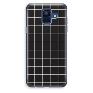 CaseCompany Rooster 2: Samsung Galaxy A6 (2018) Transparant Hoesje