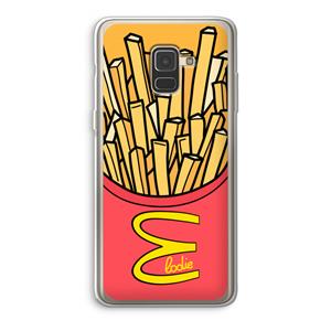 CaseCompany McElodie: Samsung Galaxy A8 (2018) Transparant Hoesje