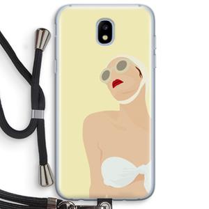 CaseCompany Summer: Samsung Galaxy J5 (2017) Transparant Hoesje met koord