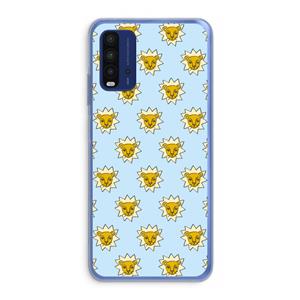 CaseCompany Leeuwenkoppen: Xiaomi Redmi 9T Transparant Hoesje