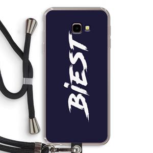 CaseCompany Biest: Samsung Galaxy J4 Plus Transparant Hoesje met koord