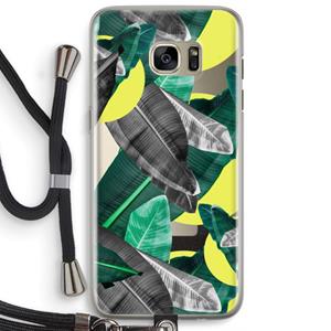 CaseCompany Fantasie jungle: Samsung Galaxy S7 Edge Transparant Hoesje met koord