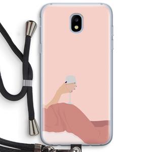 CaseCompany Wine: Samsung Galaxy J5 (2017) Transparant Hoesje met koord
