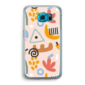 CaseCompany Abstract: Samsung Galaxy S6 Transparant Hoesje