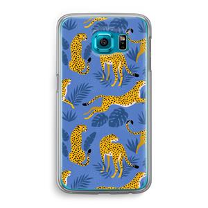 CaseCompany Luipaard: Samsung Galaxy S6 Transparant Hoesje