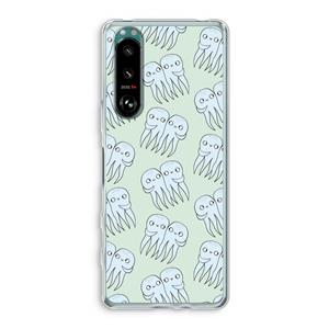 CaseCompany Octopussen: Sony Xperia 5 III Transparant Hoesje