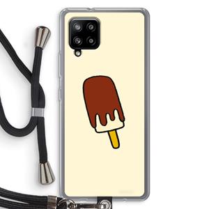 CaseCompany Frisco: Samsung Galaxy A42 5G Transparant Hoesje met koord