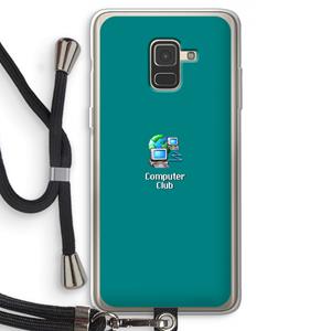 CaseCompany Win98: Samsung Galaxy A8 (2018) Transparant Hoesje met koord