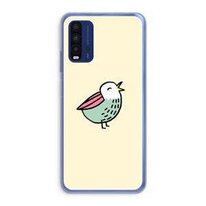 CaseCompany Birdy: Xiaomi Redmi 9T Transparant Hoesje