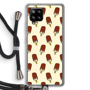 CaseCompany Yummy: Samsung Galaxy A42 5G Transparant Hoesje met koord