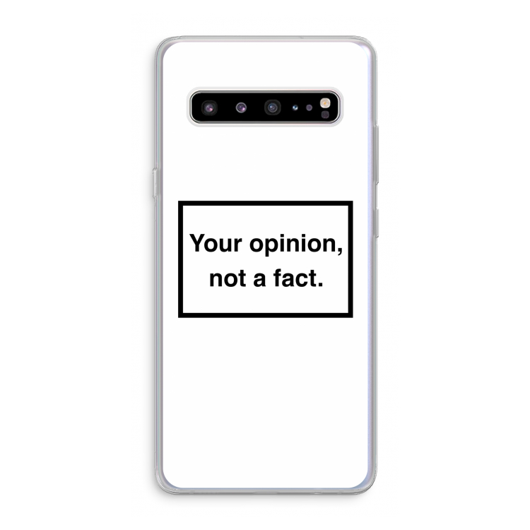CaseCompany Your opinion: Samsung Galaxy S10 5G Transparant Hoesje