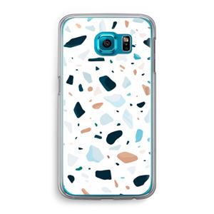 CaseCompany Terrazzo N°13: Samsung Galaxy S6 Transparant Hoesje