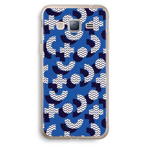 CaseCompany 8-bit N°5: Samsung Galaxy J3 (2016) Transparant Hoesje