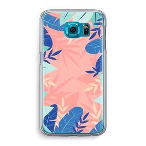 CaseCompany Tropisch: Samsung Galaxy S6 Transparant Hoesje