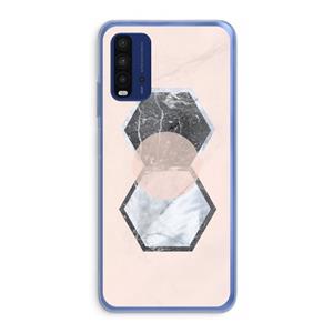 CaseCompany Creatieve toets: Xiaomi Redmi 9T Transparant Hoesje